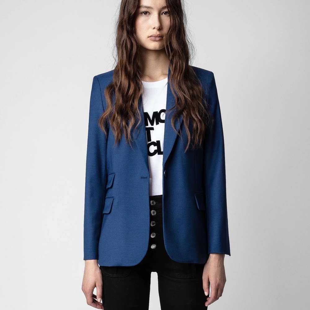 Venus Tailored Blazer in Blueberry from Zadig and Voltaire